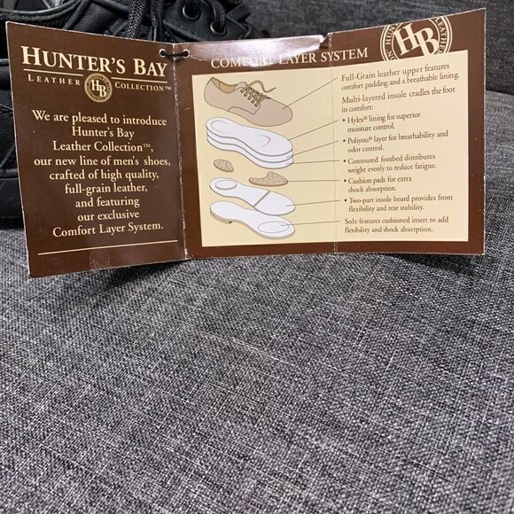 NWT Hunter’s Bay Men’s Leather shoes - Picture 6 of 6